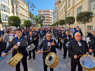 Percusión Cartagena en el 300 aniversario de la llegada a Cartagena de La Caridad